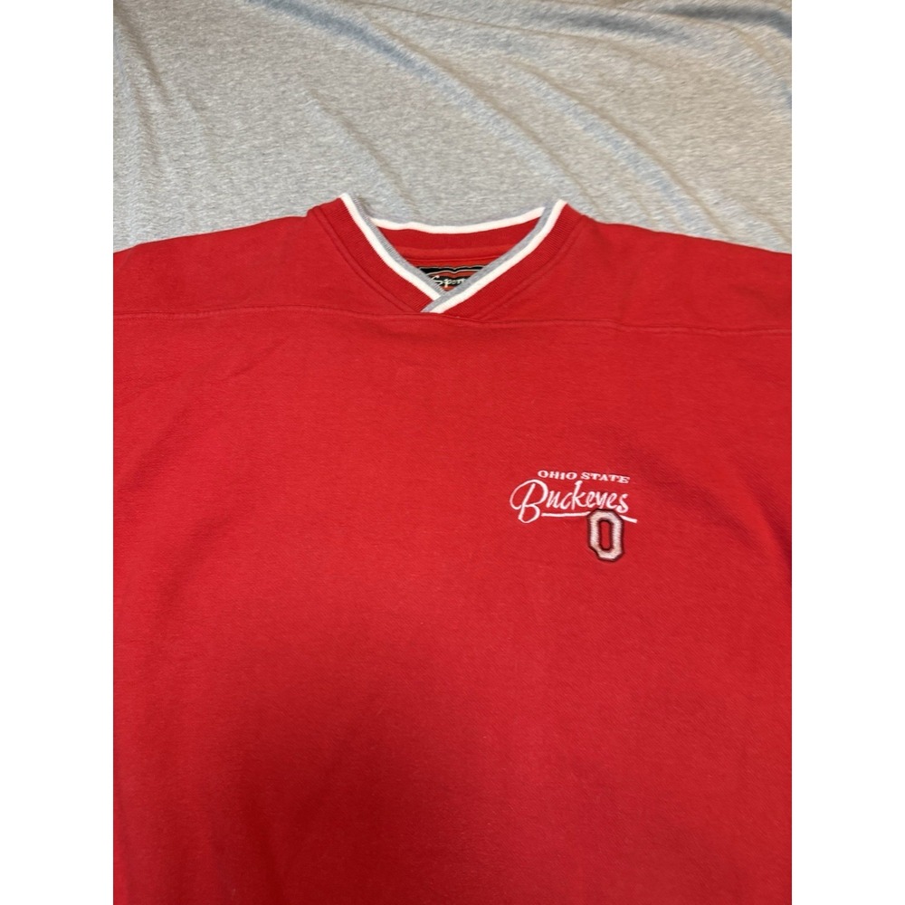 Sport One Ohio State Buckeyes Red Sweatshirt, Large - Picture 4 of 15